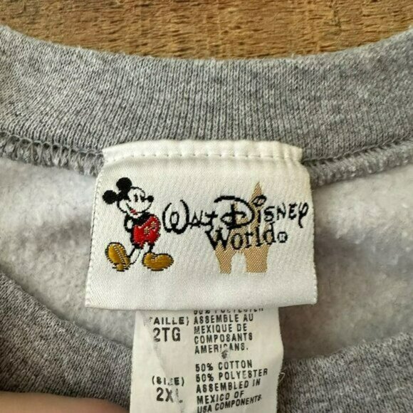 Disney's Walt Disney World Men's Vintage Graphic Crew Neck Pullover Sweatshirt - Picture 5 of 7